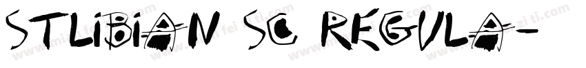 stlibian sc regula字体转换